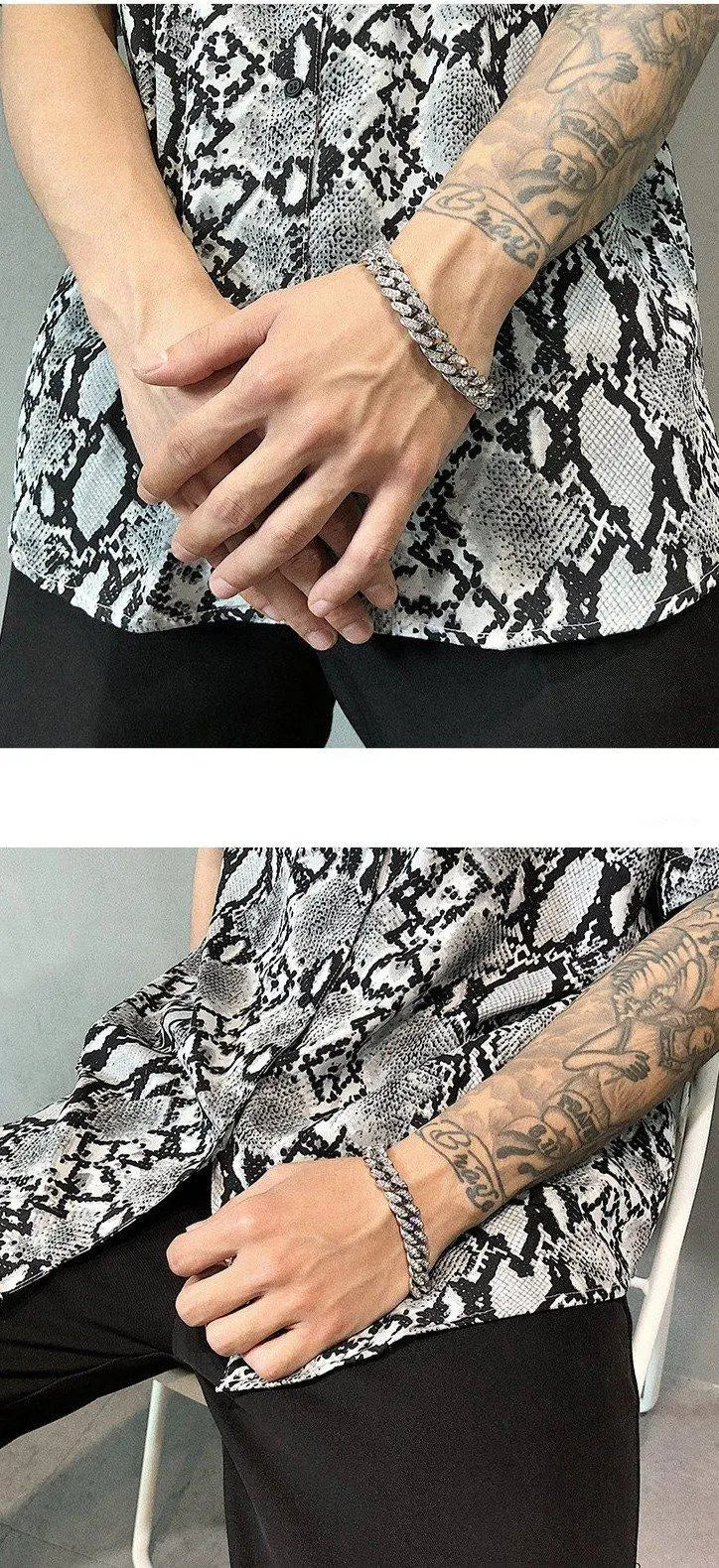 Diamond Cuban Chain Bracelet ArtsKoreanMan