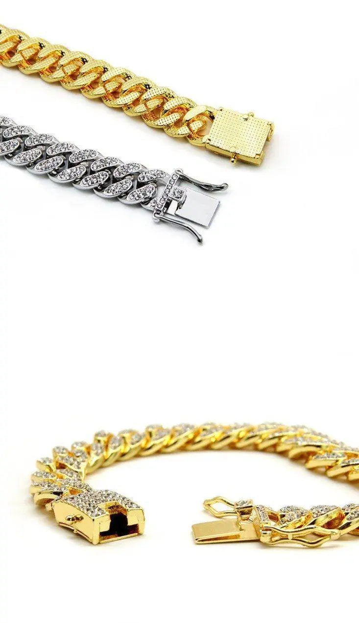 Diamond Cuban Chain Bracelet ArtsKoreanMan