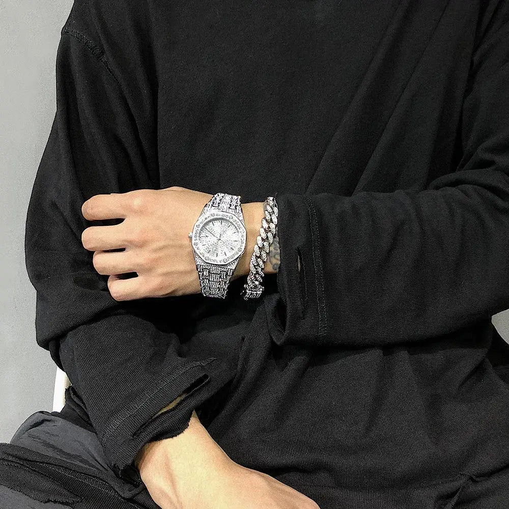 Diamond Cuban Chain Bracelet ArtsKoreanMan