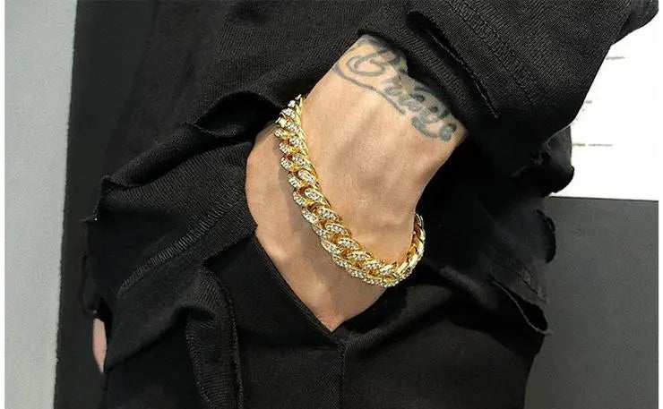 Diamond Cuban Chain Bracelet ArtsKoreanMan