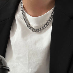 Diamond Cuban Chain Necklace ArtsKoreanMan