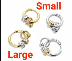 Diamond-Studded Earrings ArtsKoreanMan