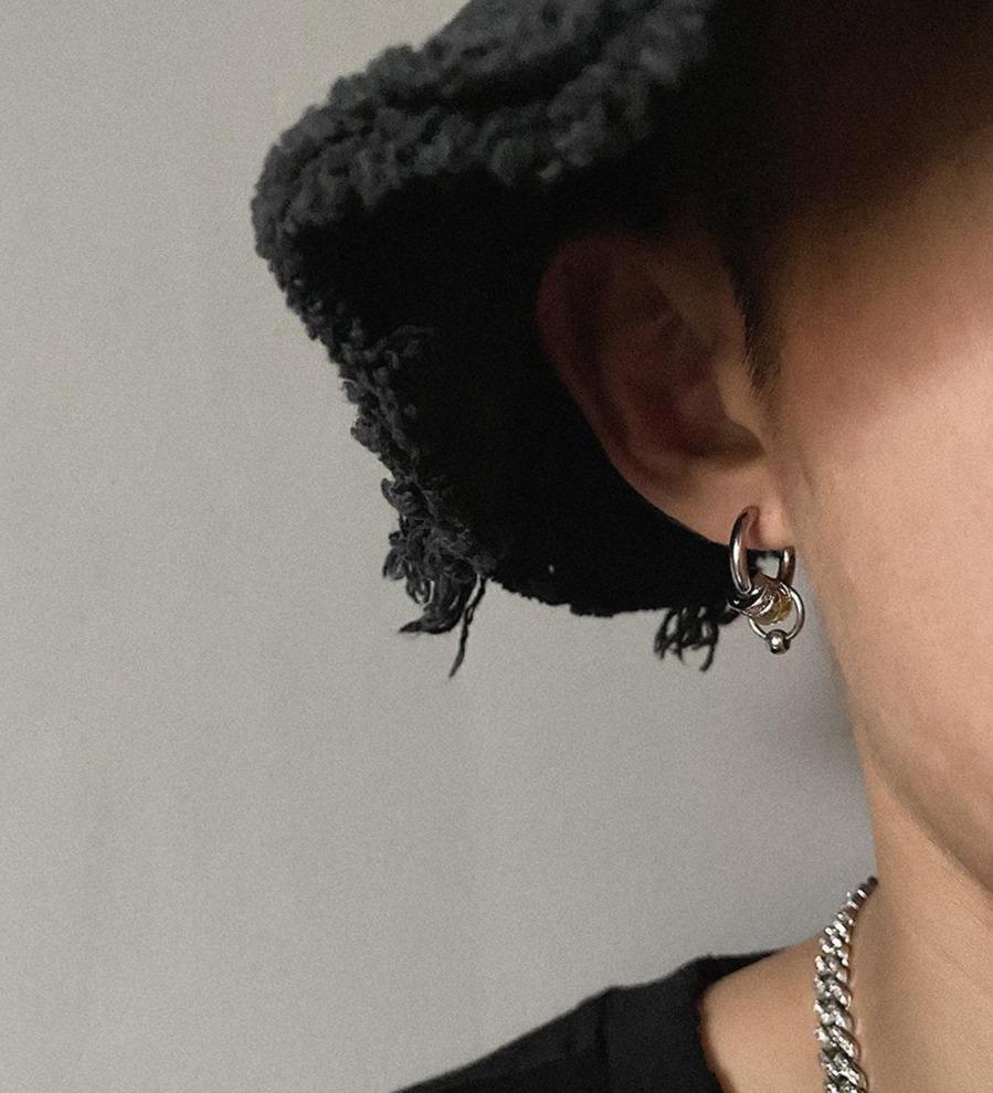 Diamond-Studded Earrings