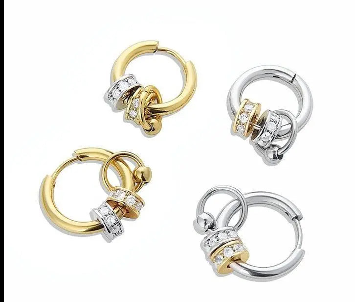 Diamond-Studded Earrings ArtsKoreanMan