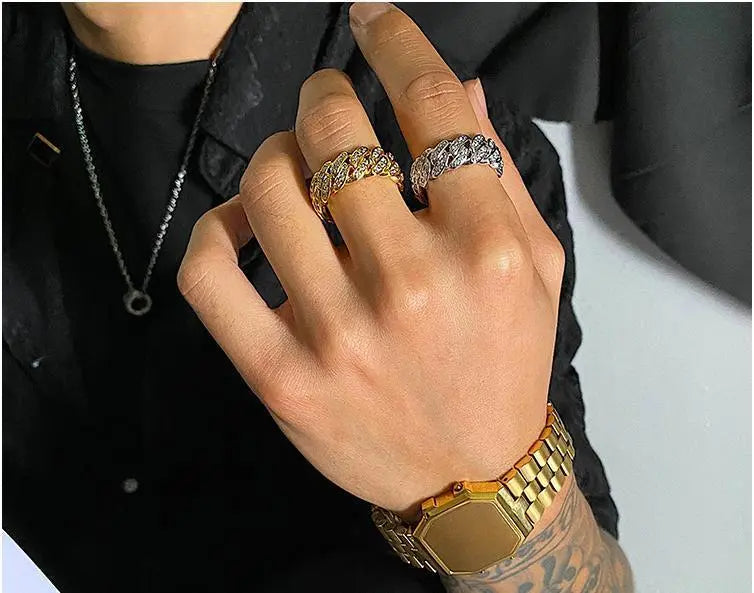 Diamond Chain Ring ArtsKoreanMan