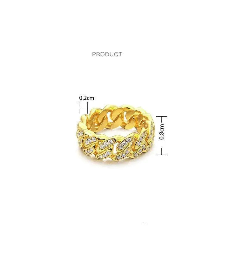 Diamond Chain Ring ArtsKoreanMan