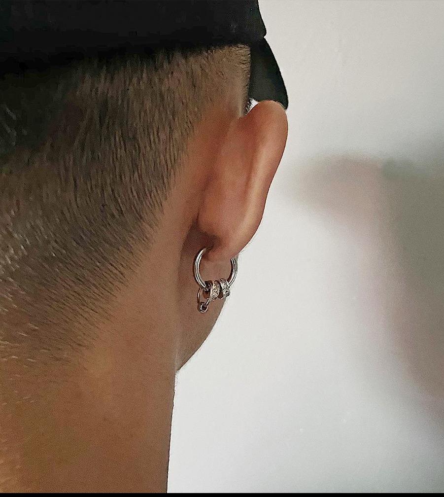 Diamond-Studded Earrings