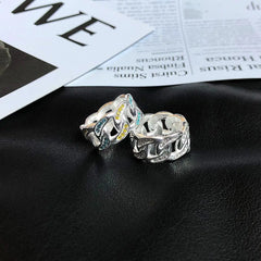 Diamonds Titanium Ring ArtsKoreanMan