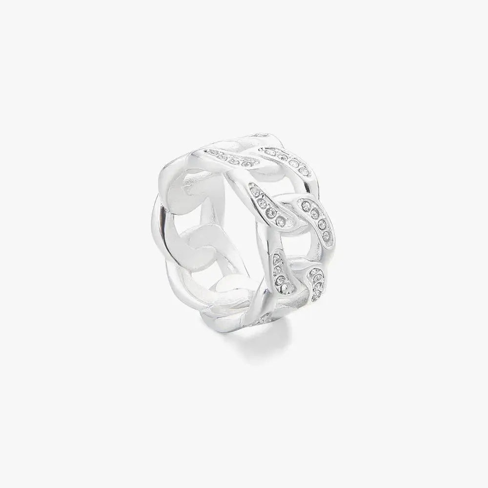 Diamonds Titanium Ring ArtsKoreanMan