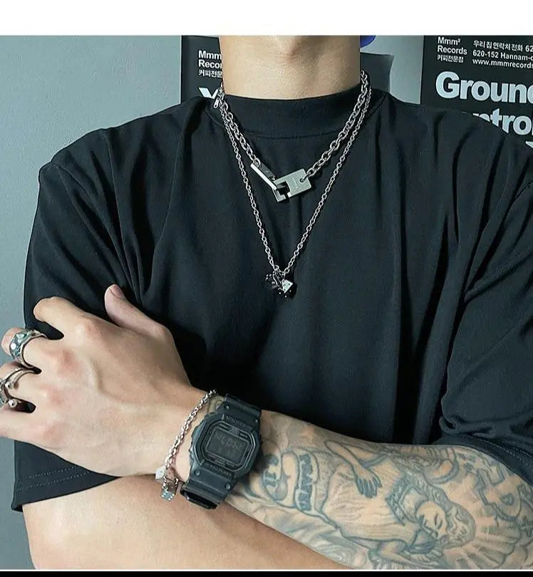 Dice Pendant Necklace ArtsKoreanMan