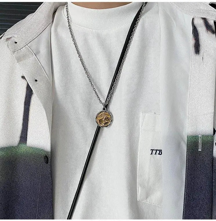 Dice Poker Coin Necklace ArtsKoreanMan