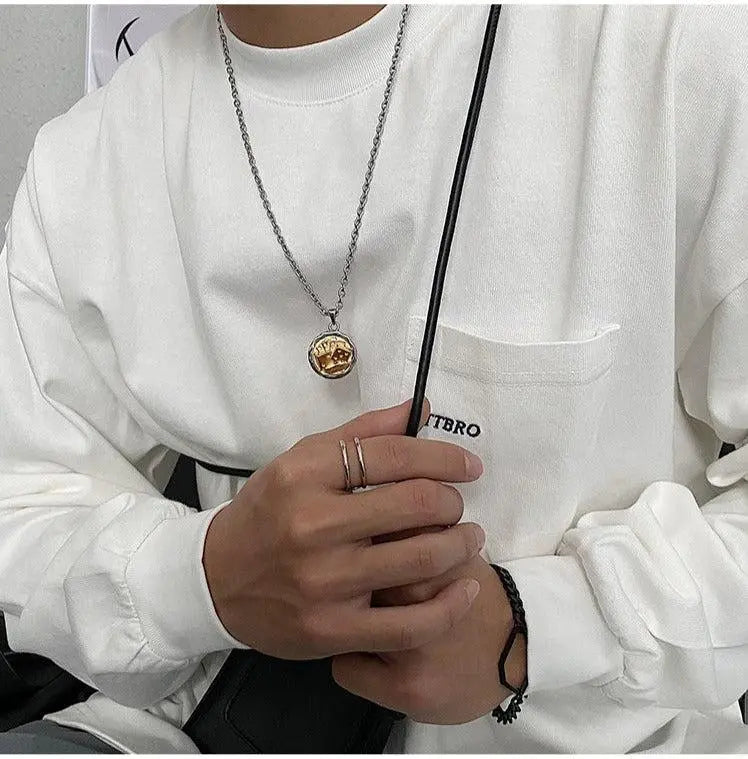 Dice Poker Coin Necklace ArtsKoreanMan