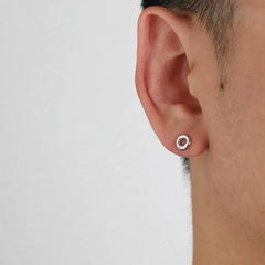 Donut Shape Ear Studs ArtsKoreanMan