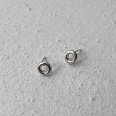 Donut Shape Ear Studs ArtsKoreanMan