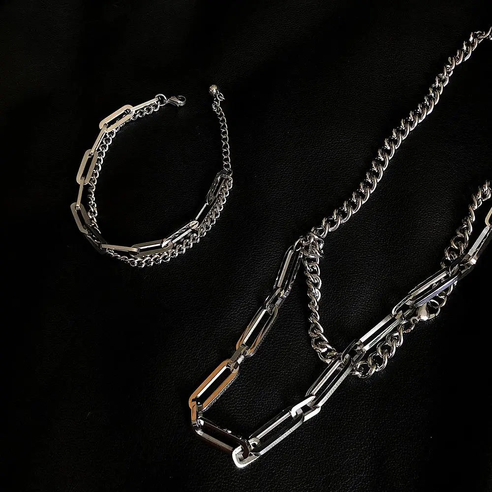 Double Chain Stitching Bracelet ArtsKoreanMan