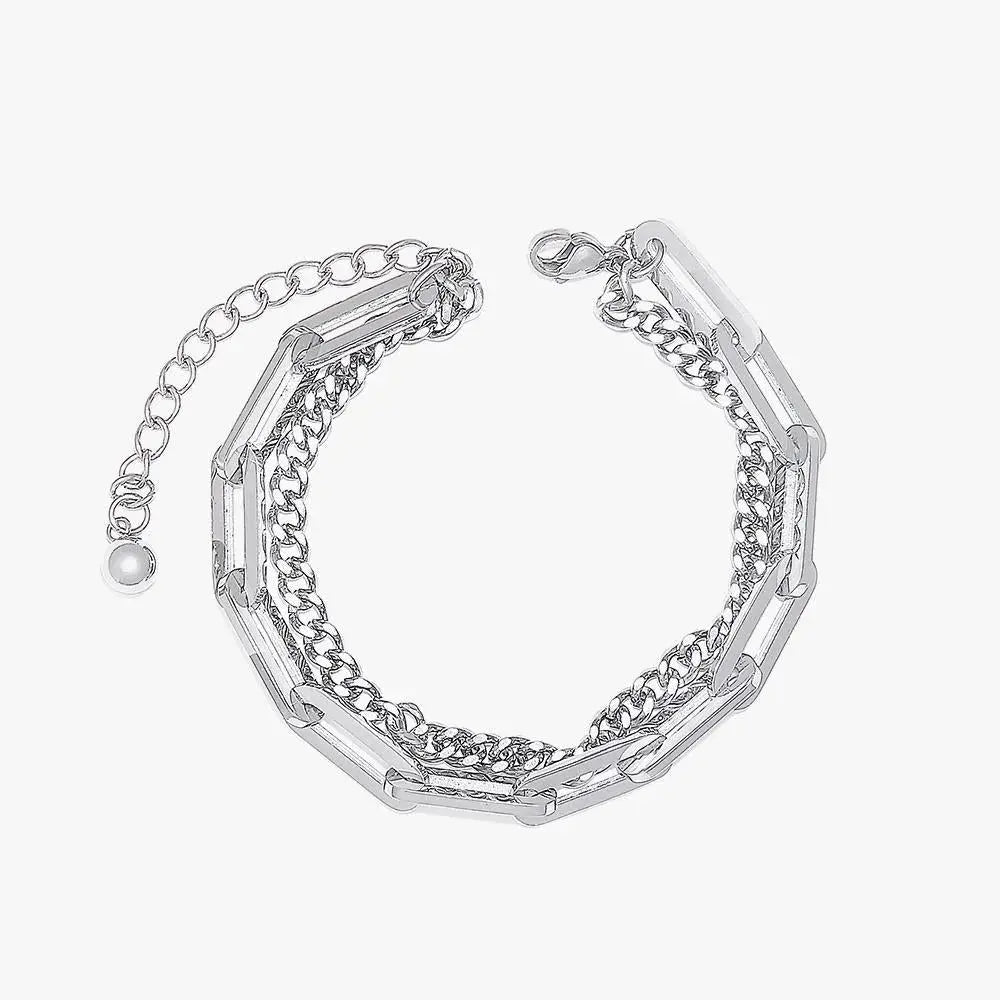 Double Chain Stitching Bracelet ArtsKoreanMan