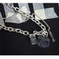 Double-Layer Chain Necklace ArtsKoreanMan