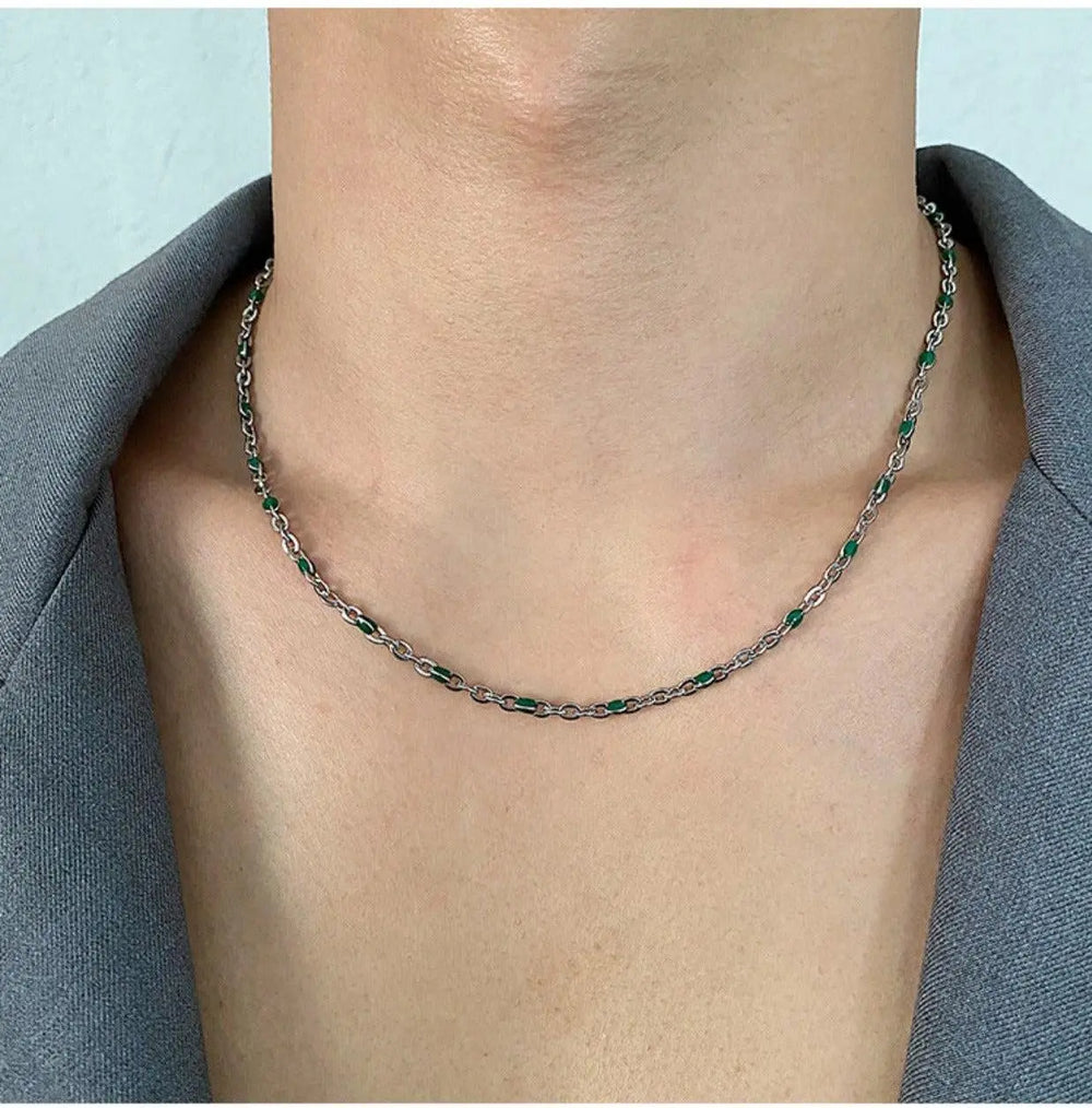 Double Layer Necklace ArtsKoreanMan