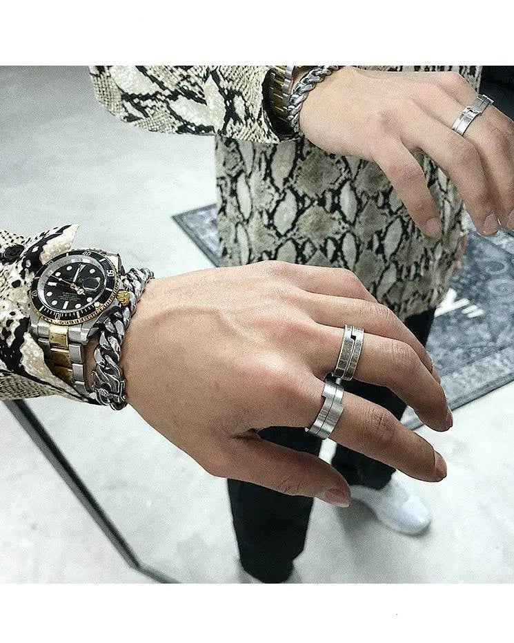 Double Layer Ring ArtsKoreanMan