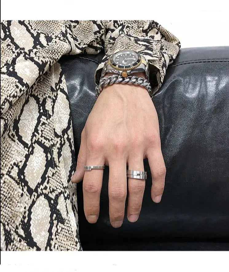 Double Layer Ring ArtsKoreanMan