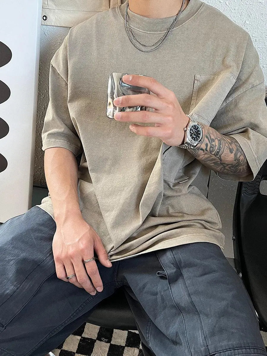 Double Layered Thin Chain Necklace ArtsKoreanMan