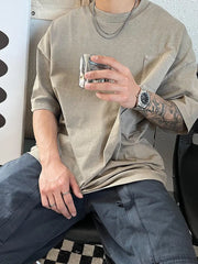 Double Layered Thin Chain Necklace ArtsKoreanMan