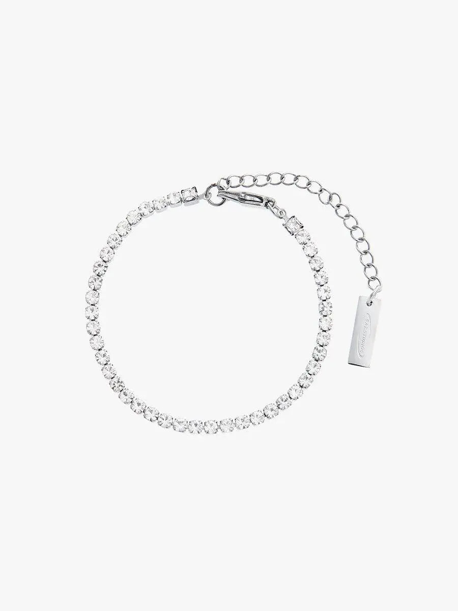 Double Layered Zircon Beads Necklace & Bracelet ArtsKoreanMan