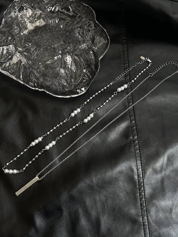 Double Pendant Necklace ArtsKoreanMan