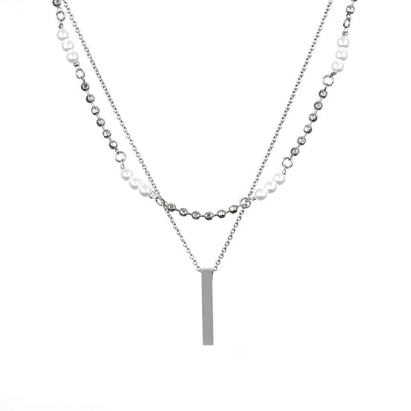 Double Pendant Necklace ArtsKoreanMan