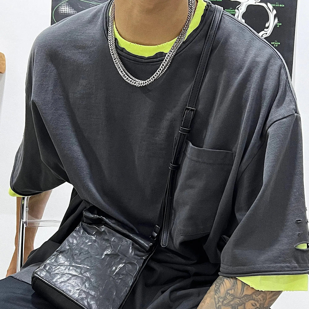 Double Layered Cuban Link Chain ArtsKoreanMan