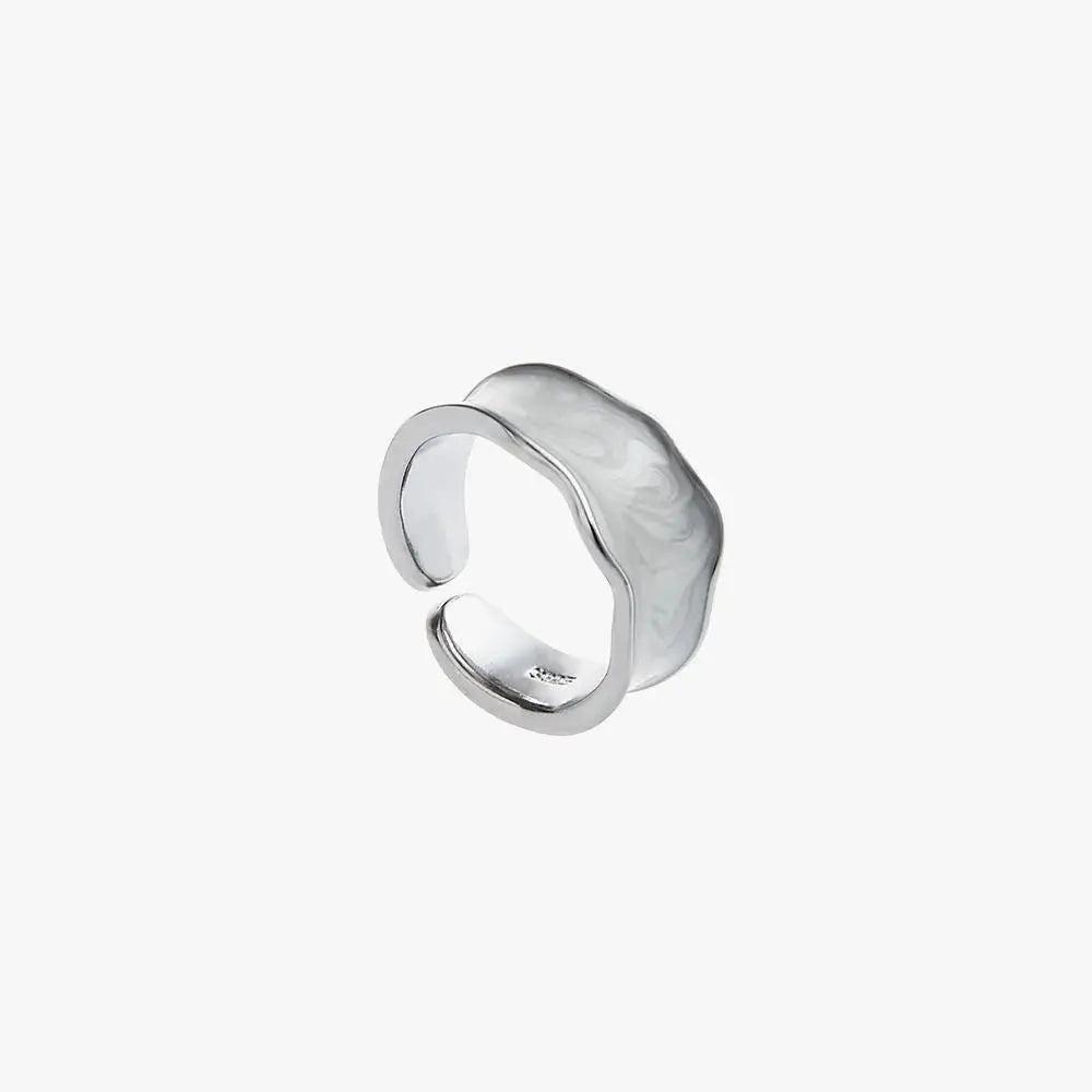 Enamel Open Ring ArtsKoreanMan