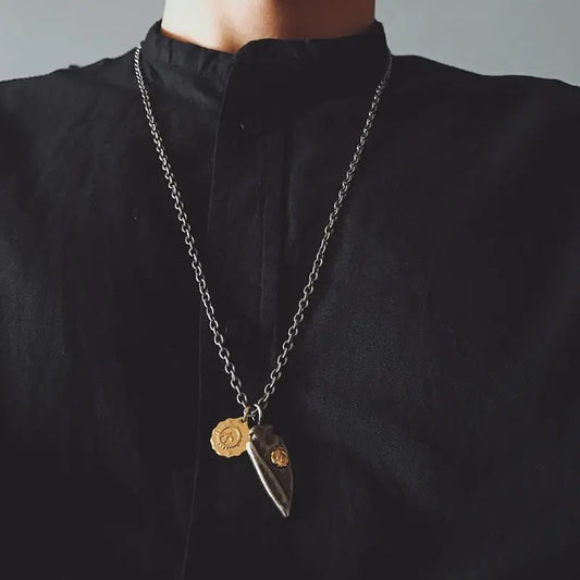 Feather Necklace ArtsKoreanMan