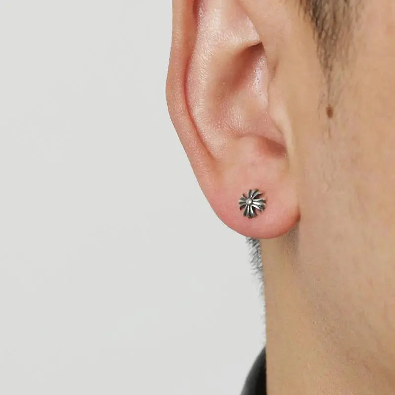 Flower Design Earrings ArtsKoreanMan