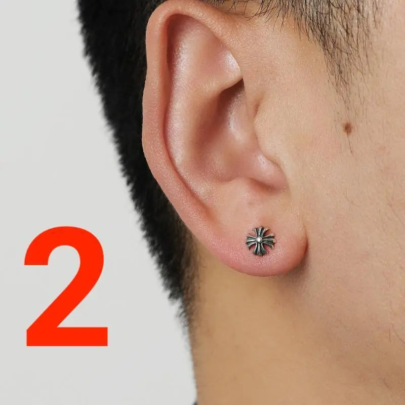 Flower Design Earrings ArtsKoreanMan