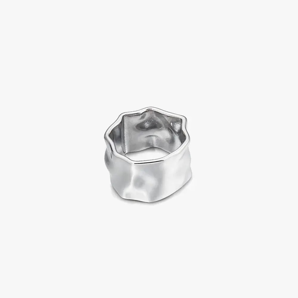 Fold Texture Irregular Ring ArtsKoreanMan