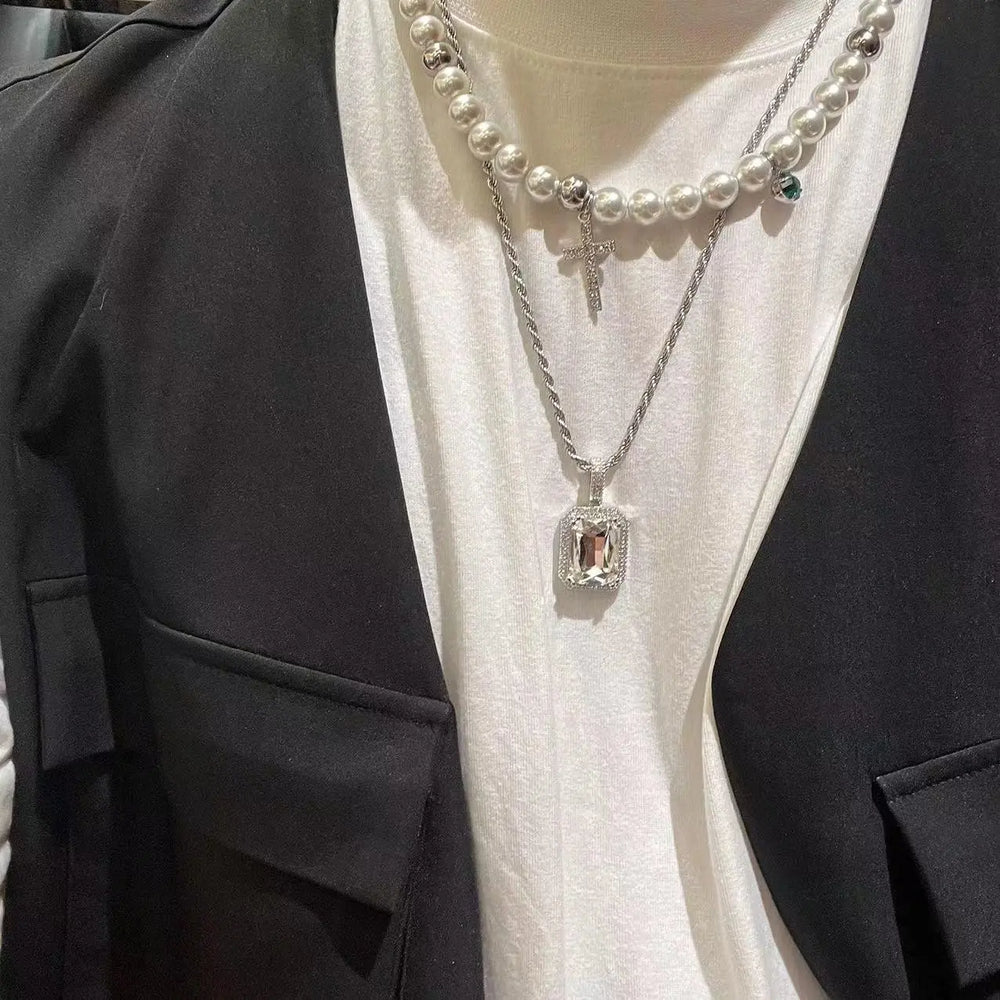 Gemstone Pendant Necklace ArtsKoreanMan