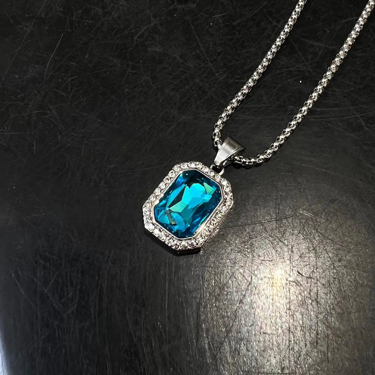 Gemstone Pendant Necklace ArtsKoreanMan