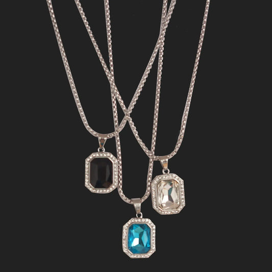 Gemstone Pendant Necklace ArtsKoreanMan