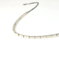 Geometric Square Necklace ArtsKoreanMan