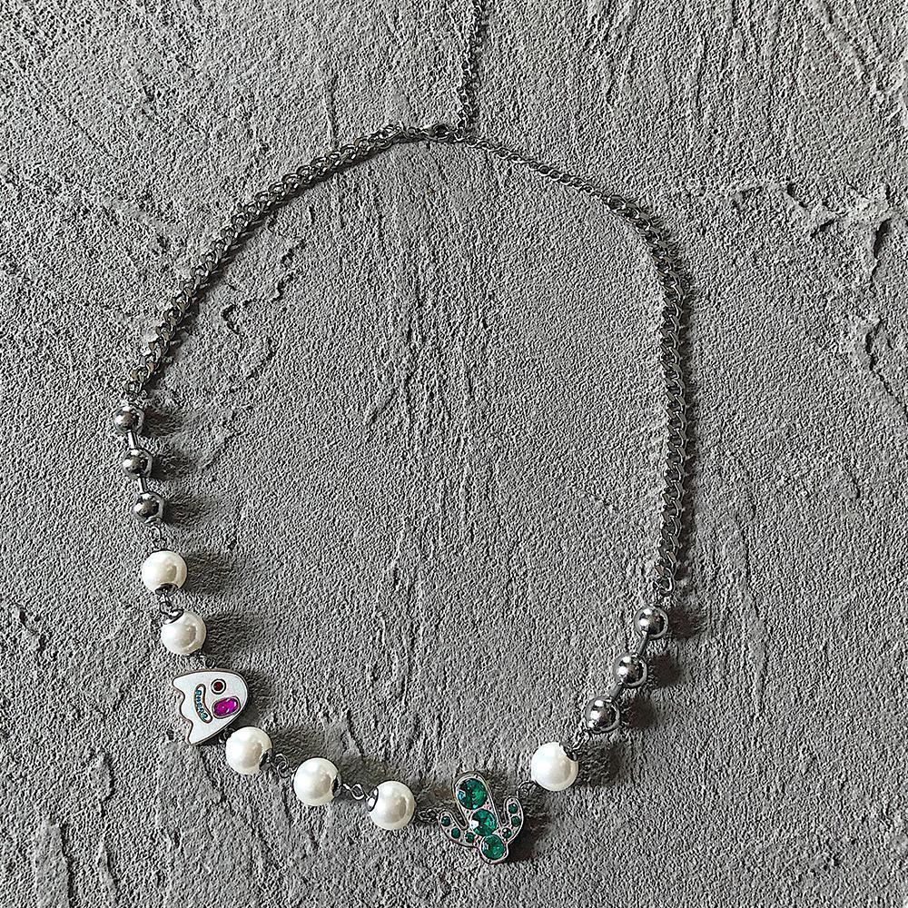 Ghost Pearl Necklace ArtsKoreanMan