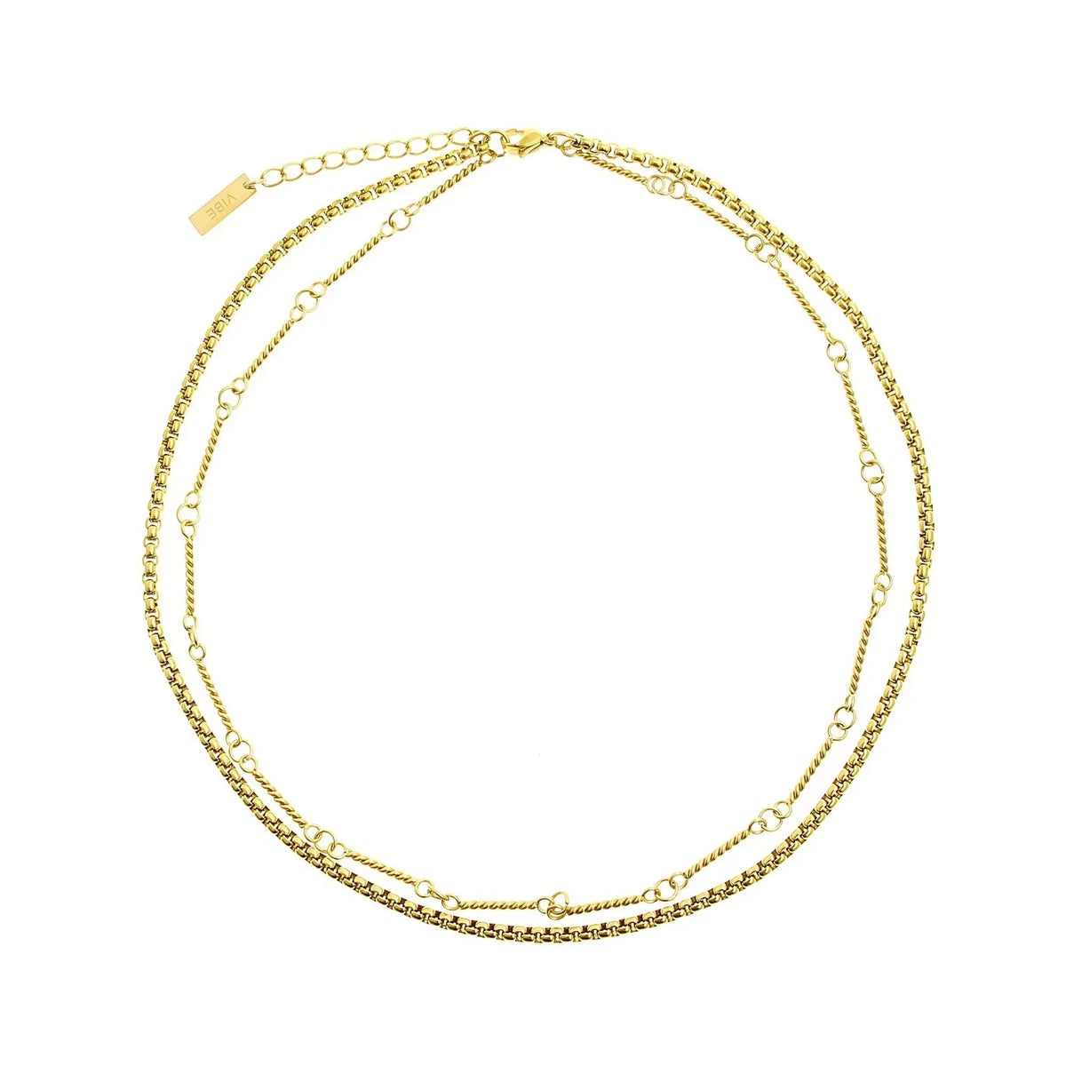 Gold Layering Chain Choker ArtsKoreanMan