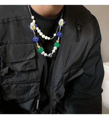 Green Dice Butterfly Necklace ArtsKoreanMan