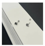 'Hi' Stud Earrings ArtsKoreanMan