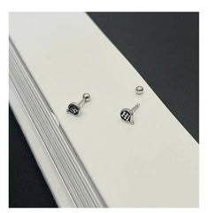 'Hi' Stud Earrings ArtsKoreanMan