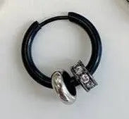 Hip-Hop Circle Earrings ArtsKoreanMan