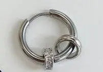 Hip-Hop Circle Earrings ArtsKoreanMan