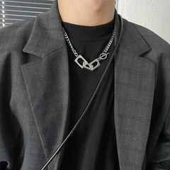 Hip Hop Ot Buckle Choker ArtsKoreanMan