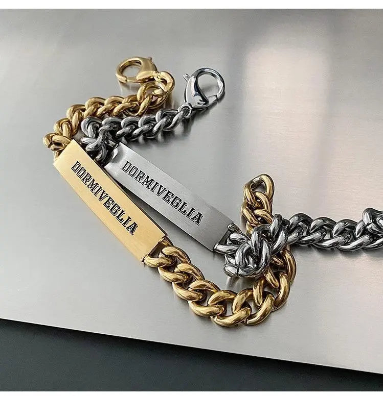 Hip-Hop Style Lettering Bracelet ArtsKoreanMan