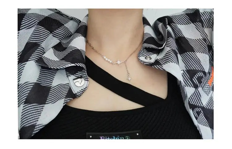 Hip-Hop Style Stitching Necklace ArtsKoreanMan