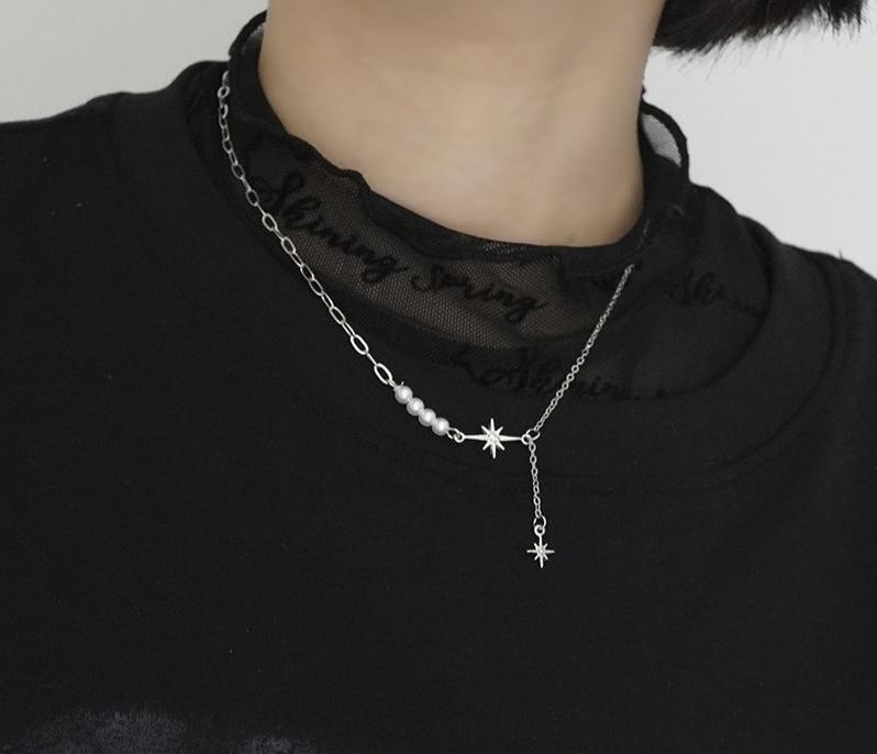 Hip-Hop Style Stitching Necklace